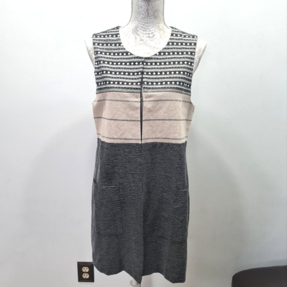 Sanctuary Los Angeles Hemp Cotton Sleeveless Duster Topper Womens M